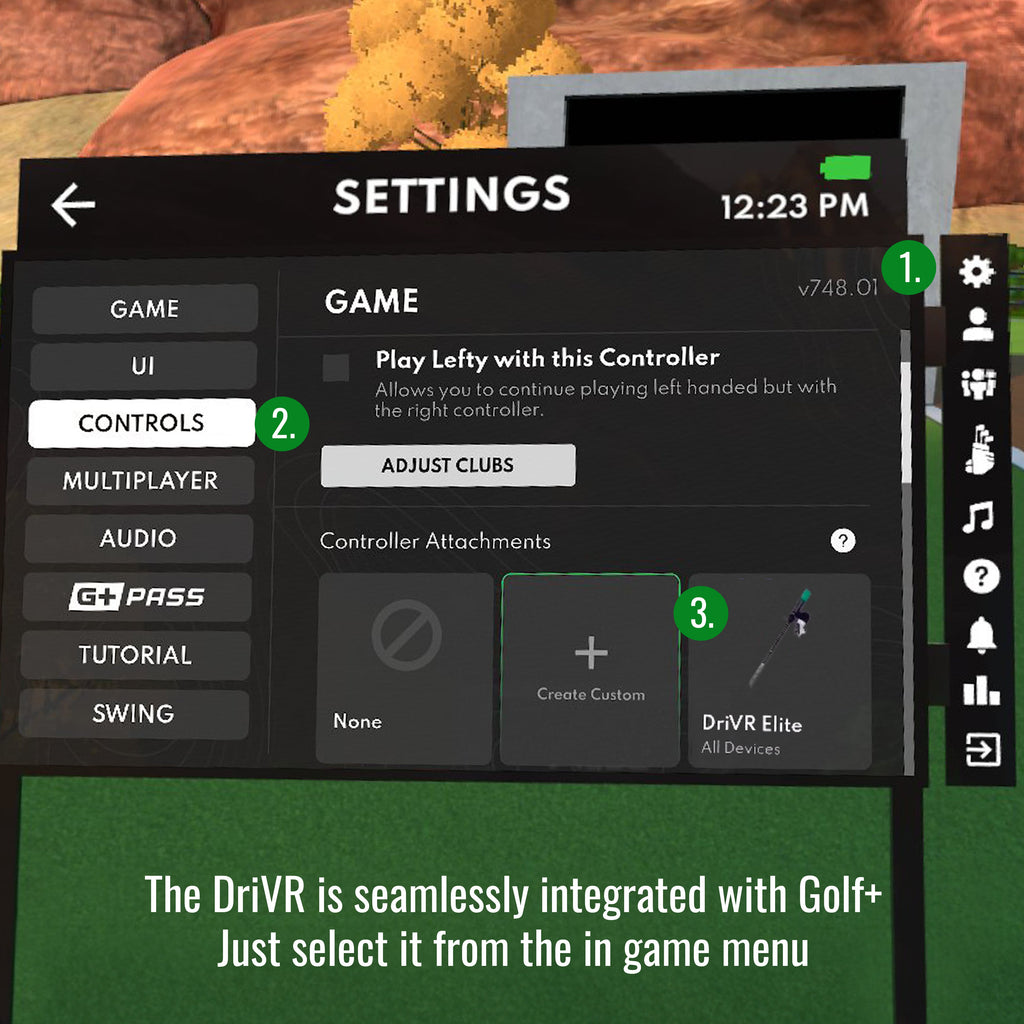 DriVR Elite Weighted Handle