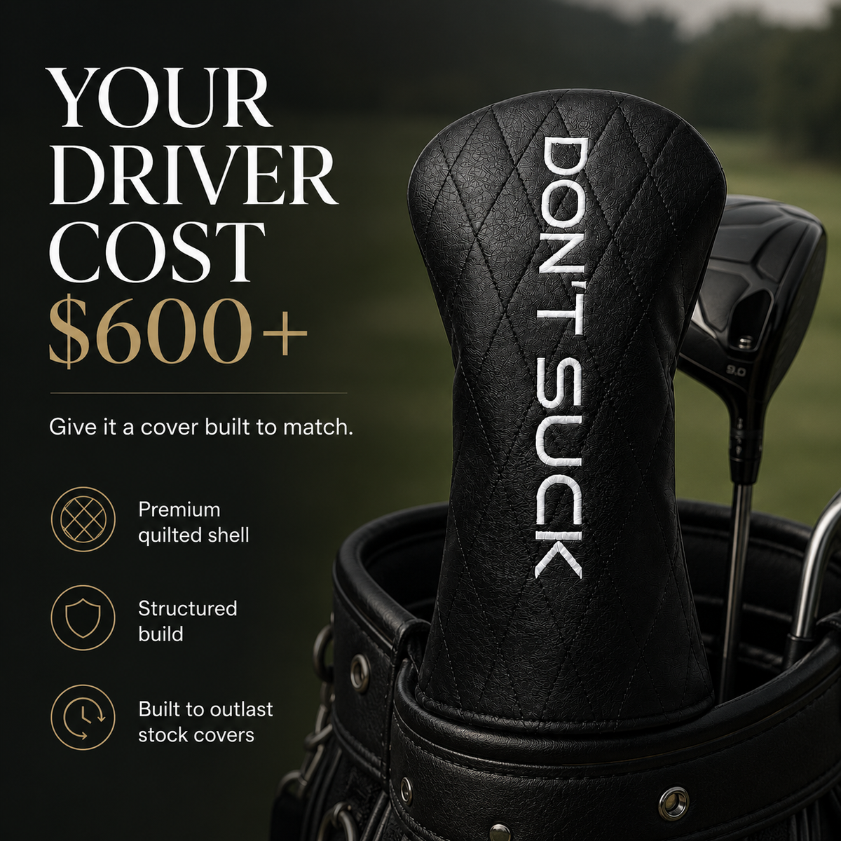 Black Diamond Driver Headcover