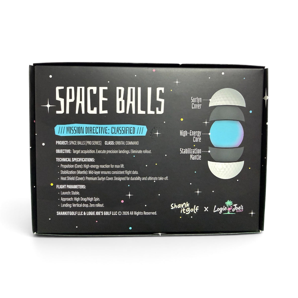 Space Balls Pro Golf Balls