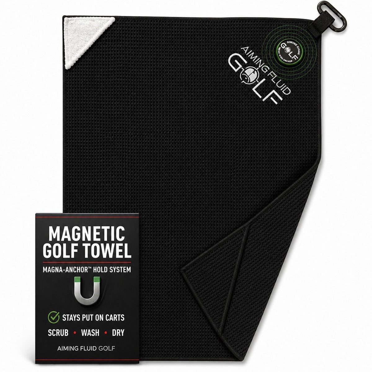 Magna-Anchor Magnetic Golf Towel