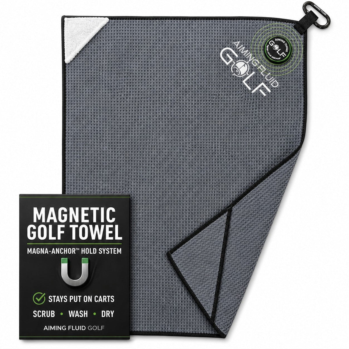 Magna-Anchor Magnetic Golf Towel