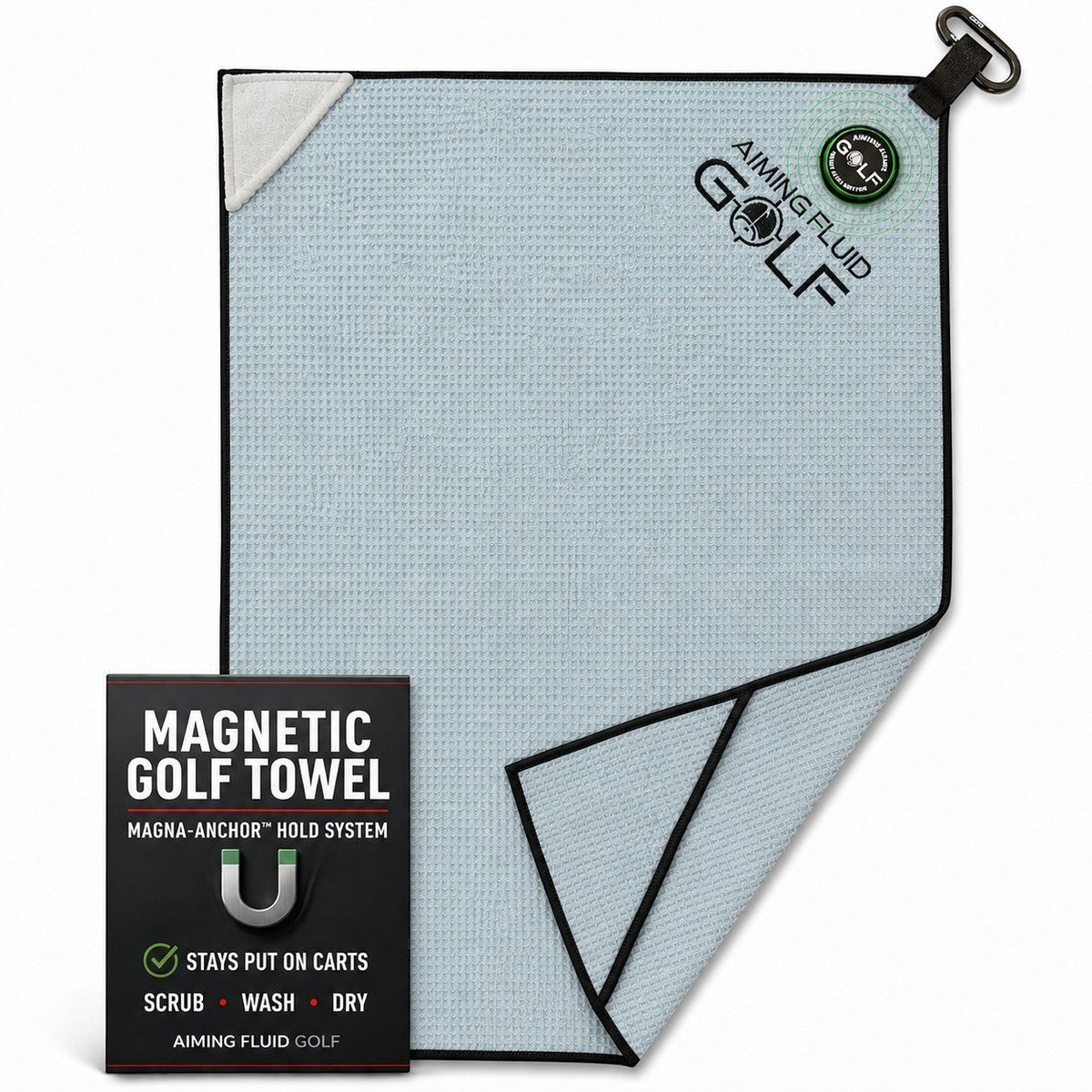 Magna-Anchor Magnetic Golf Towel
