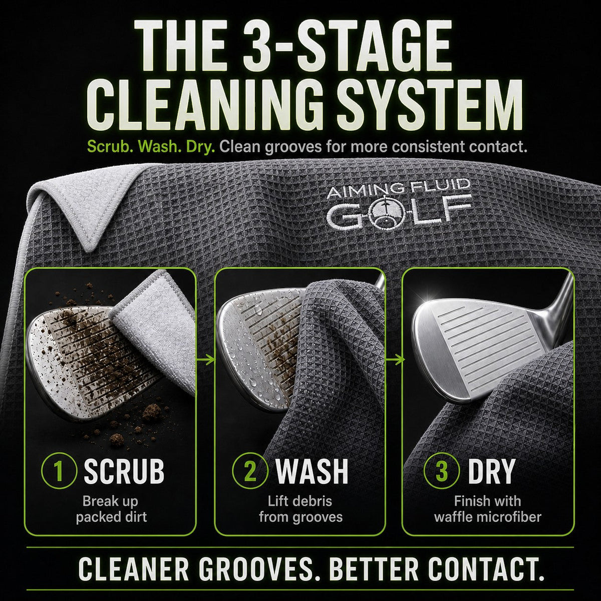 Magna-Anchor Magnetic Golf Towel