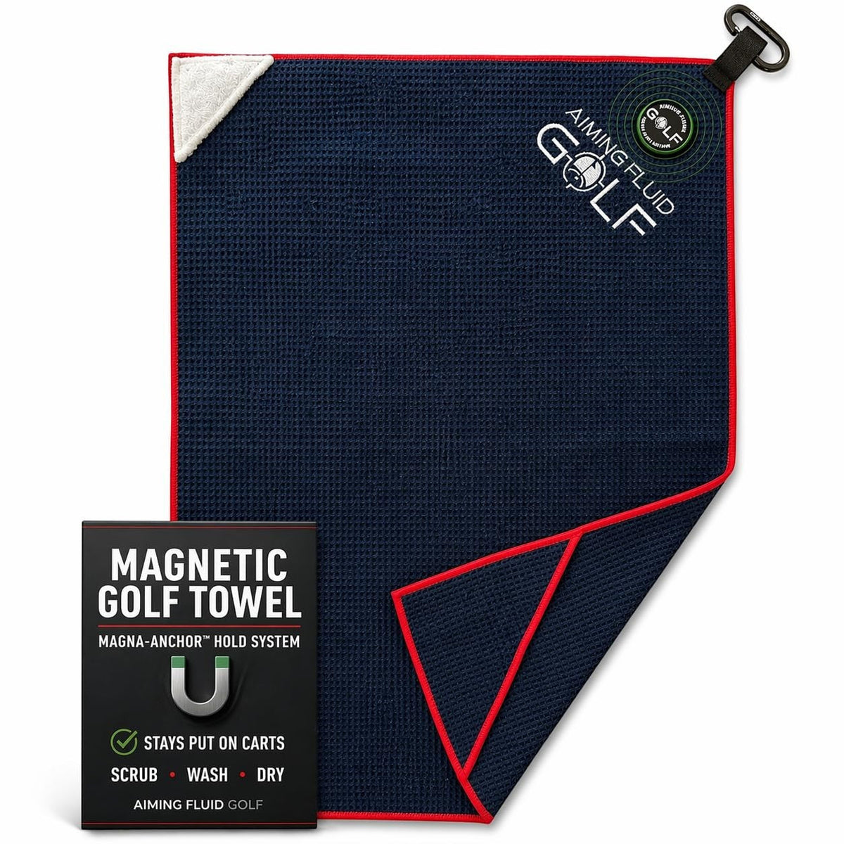 Magna-Anchor Magnetic Golf Towel