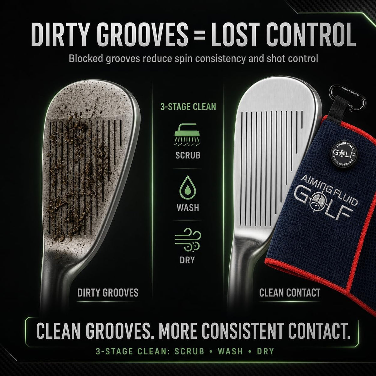 Magna-Anchor Magnetic Golf Towel