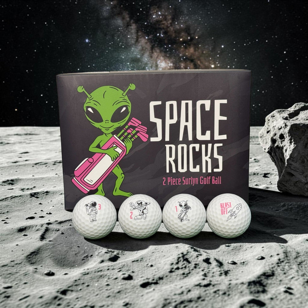 Space Rocks Distance Golf Balls